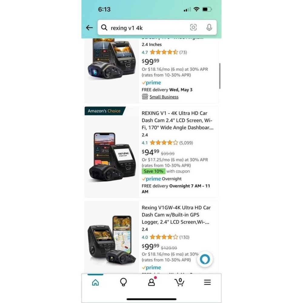 Rexing V1-4K Dash Cam Brand New